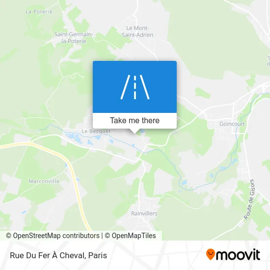 Rue Du Fer À Cheval map