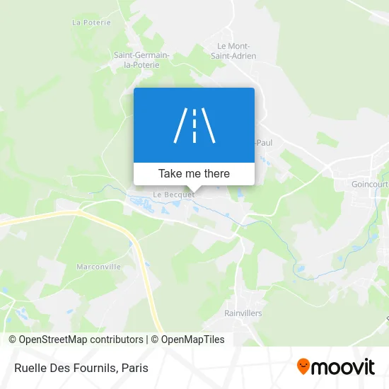 Ruelle Des Fournils map