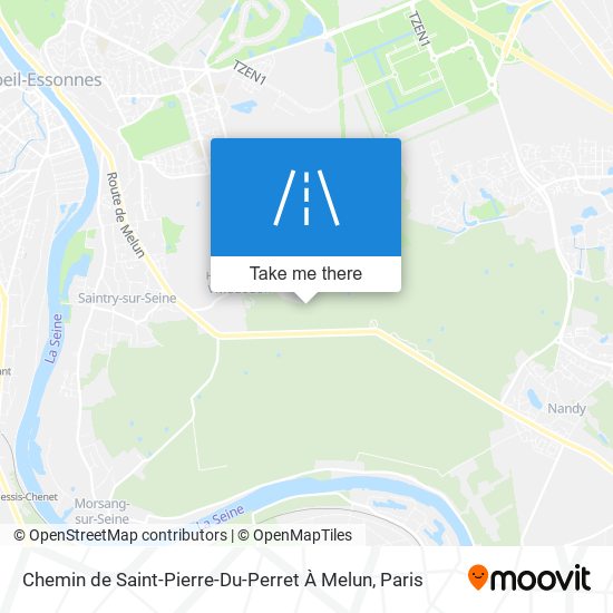 Chemin De Saint-Pierre-Du-Perret À Melun map