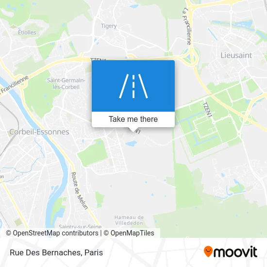 Rue Des Bernaches map