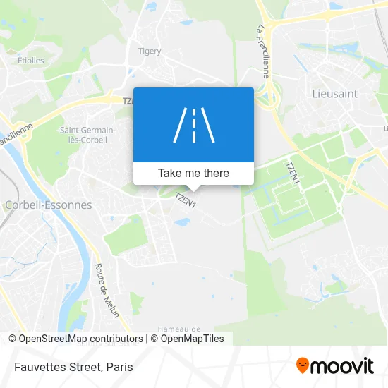 Rue Des Fauvettes map