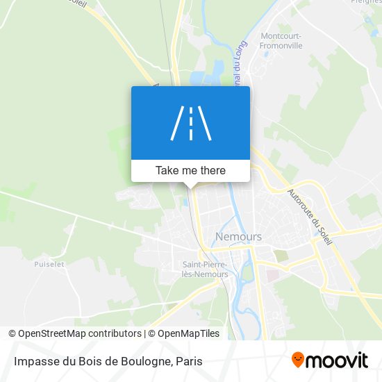 Mapa Impasse du Bois de Boulogne