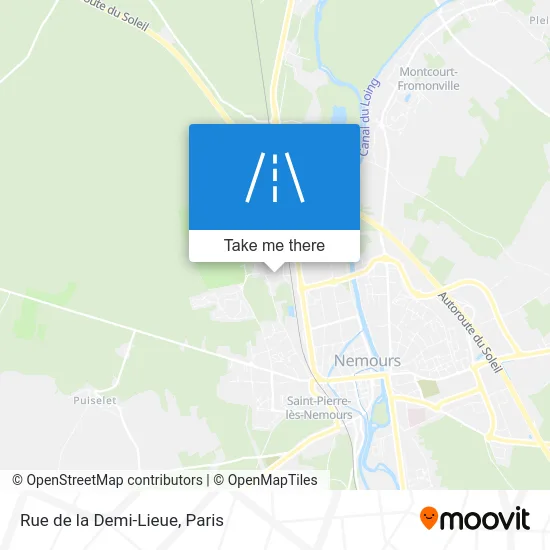 Rue de la Demi-Lieue map