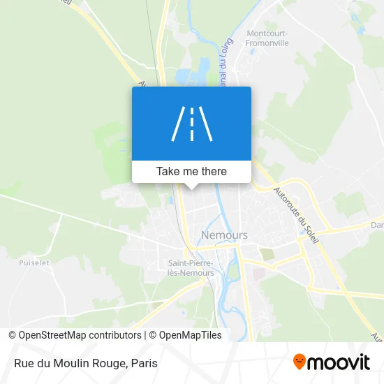 Rue du Moulin Rouge map