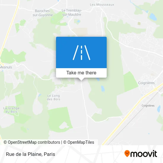 Rue de la Plaine map