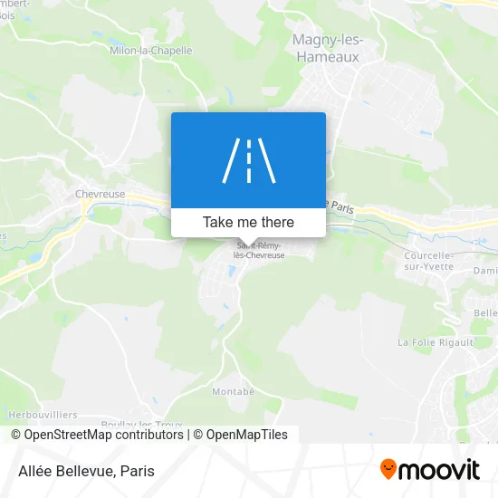 Allée Bellevue map