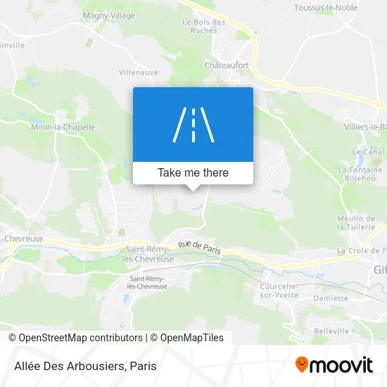 Allée Des Arbousiers map