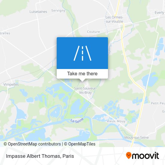 Impasse Albert Thomas map