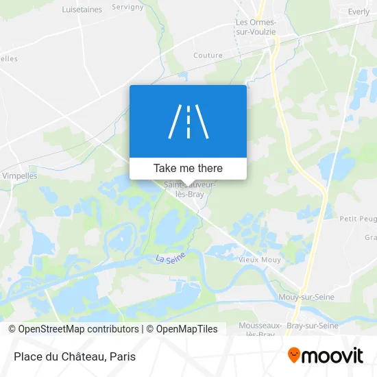 Place du Château map