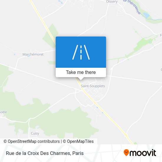 Rue de la Croix Des Charmes map