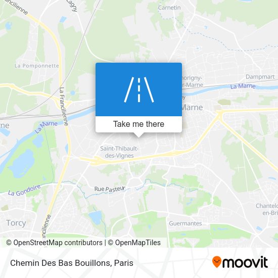 Chemin Des Bas Bouillons map