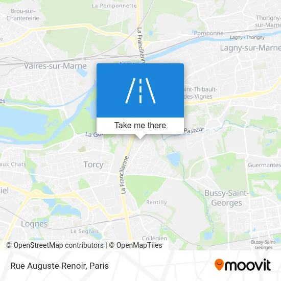 Rue Auguste Renoir map