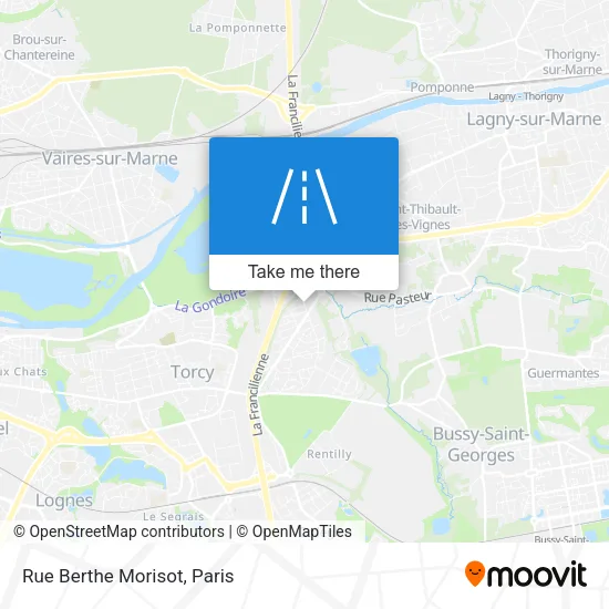 Rue Berthe Morisot map