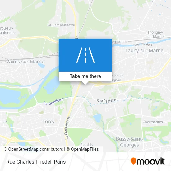 Rue Charles Friedel map