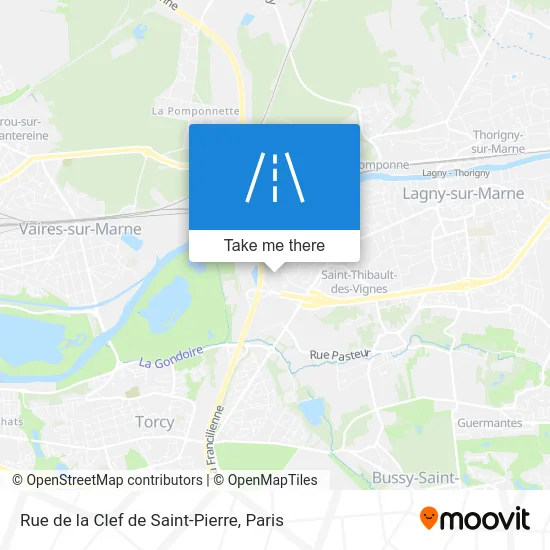 Rue de la Clef de Saint-Pierre map