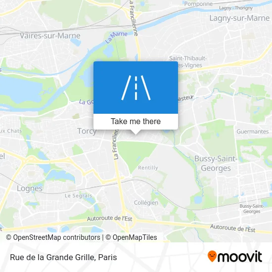Rue de la Grande Grille map