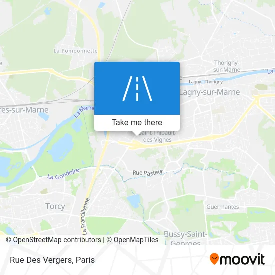 Rue Des Vergers map