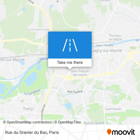 Rue du Gravier du Bac map