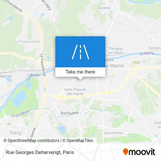 Rue Georges Deharvengt map