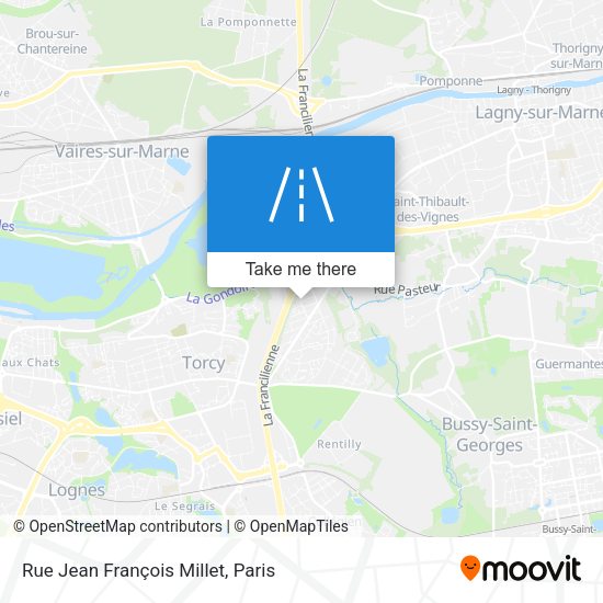 Rue Jean François Millet map