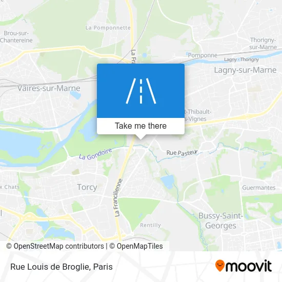 Rue Louis de Broglie map