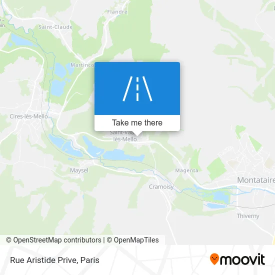 Rue Aristide Prive map