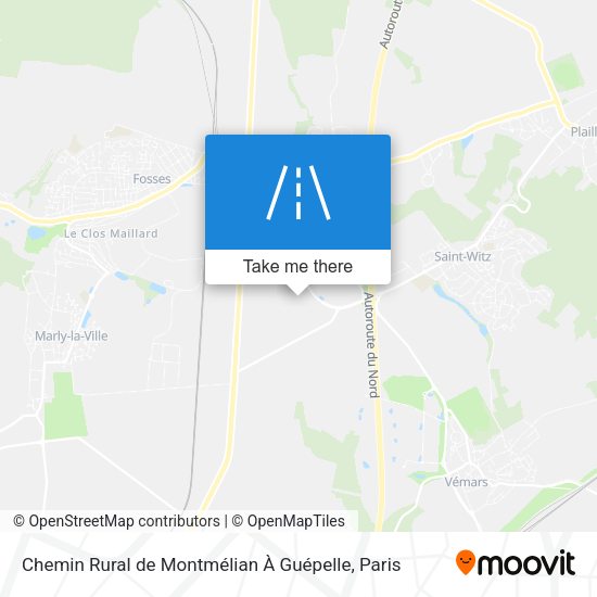 Chemin Rural de Montmélian À Guépelle map