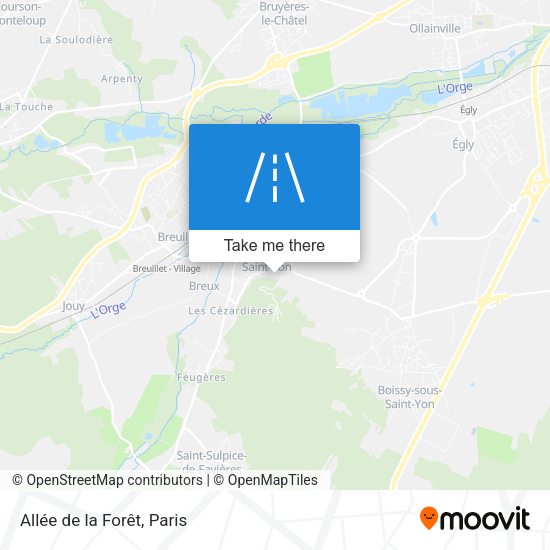 Allée de la Forêt map