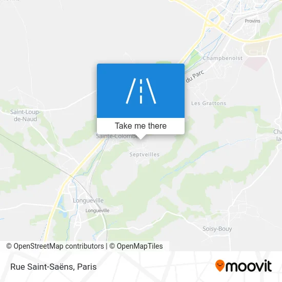 Rue Saint-Saëns map