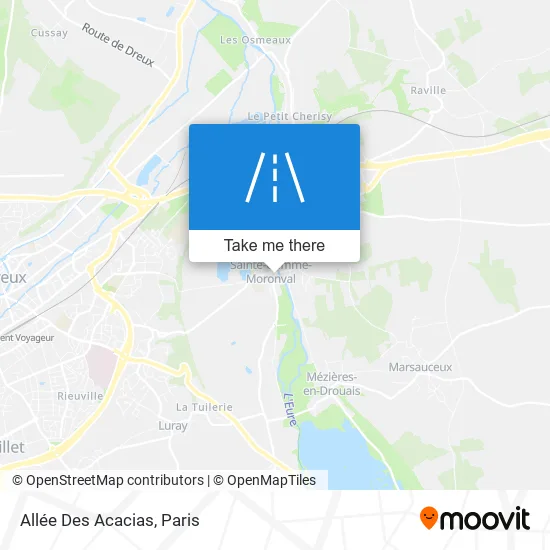 Mapa Allée Des Acacias