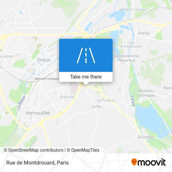 Rue de Montdrouard map