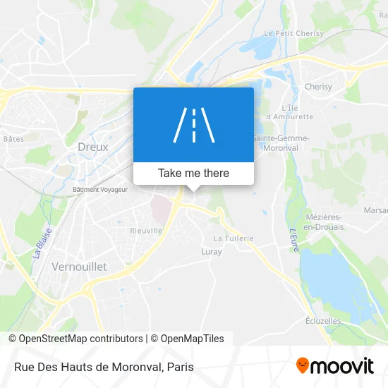 Rue Des Hauts de Moronval map