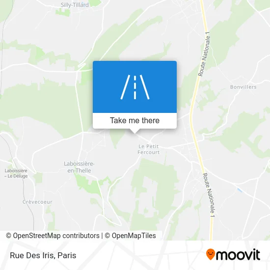 Rue Des Iris map
