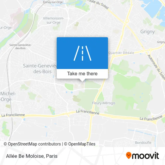 Allée Be Moloise map