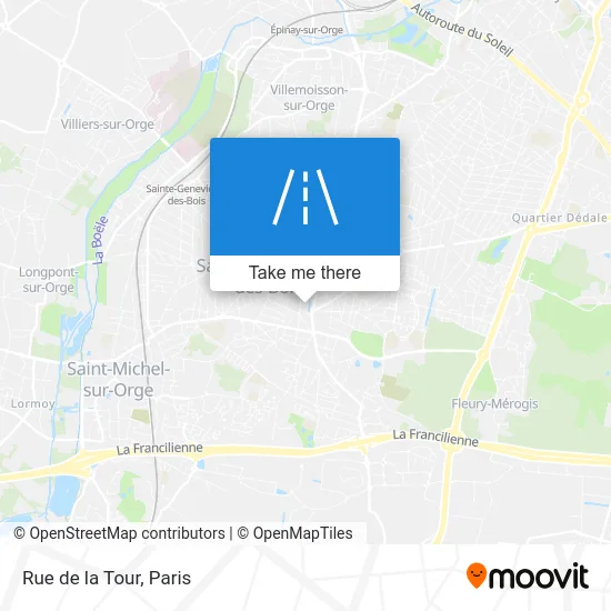 Rue de la Tour map