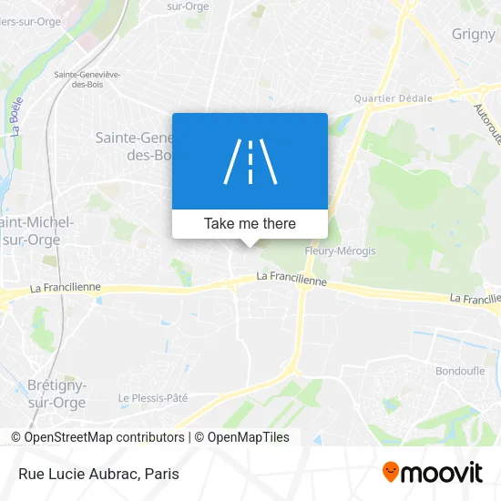 Rue Lucie Aubrac map