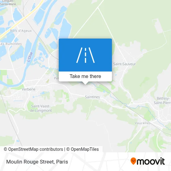 Rue Du Moulin Rouge map