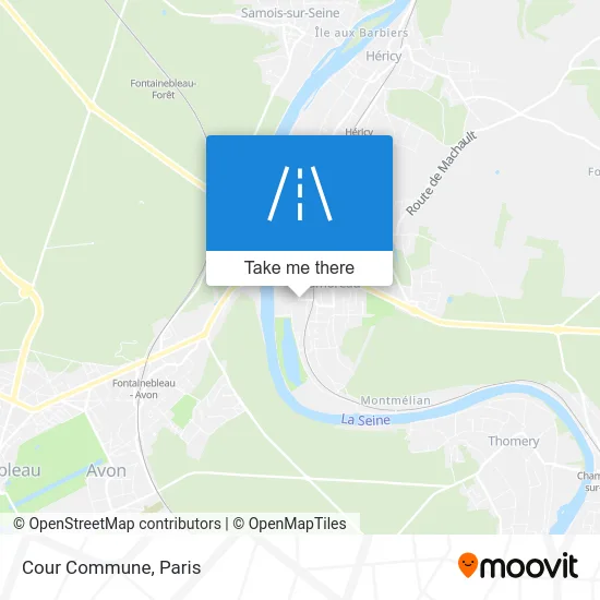 Cour Commune map