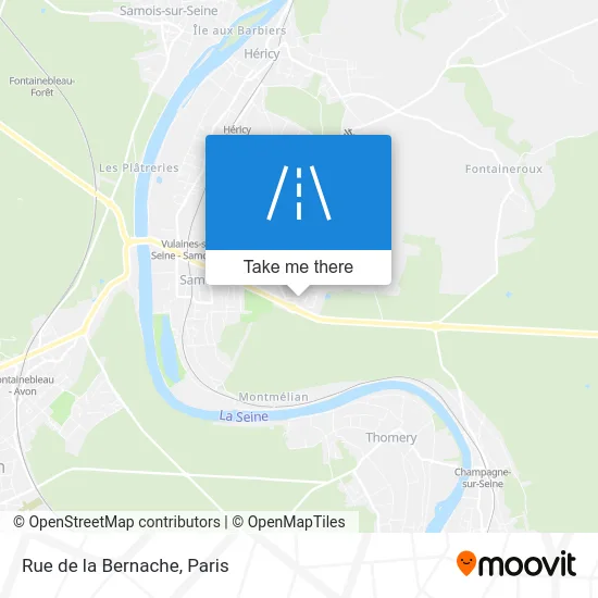 Rue de la Bernache map