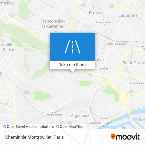 Chemin de Montrouillet map