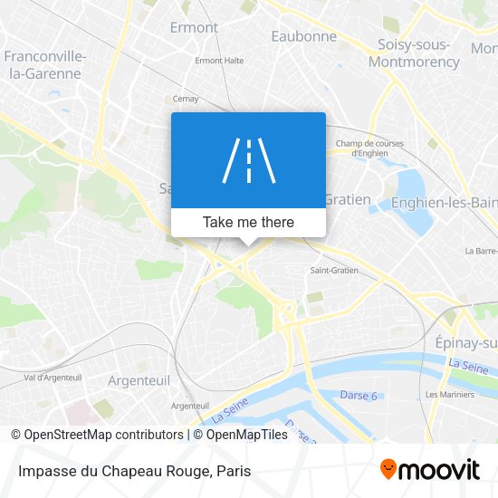 Impasse du Chapeau Rouge map
