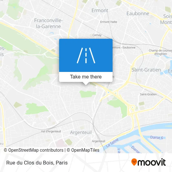 Rue du Clos du Bois map