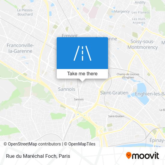 Rue du Maréchal Foch map