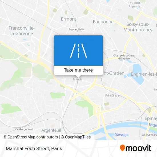 Rue du Maréchal Foch map