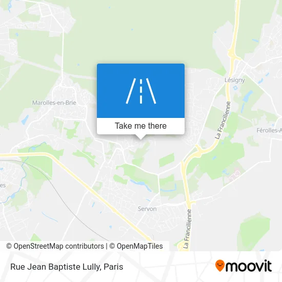 Rue Jean Baptiste Lully map