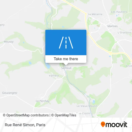Rue René Simon map