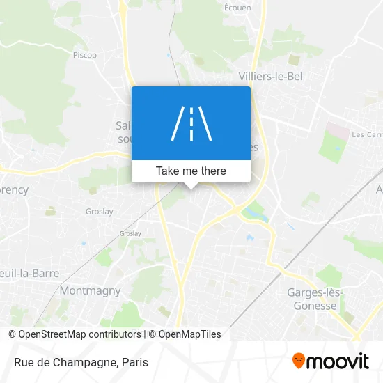 Rue de Champagne map