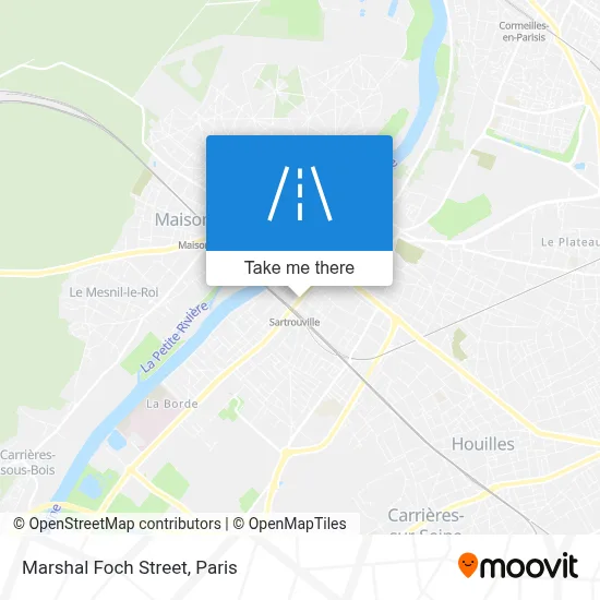 Rue du Maréchal Foch map