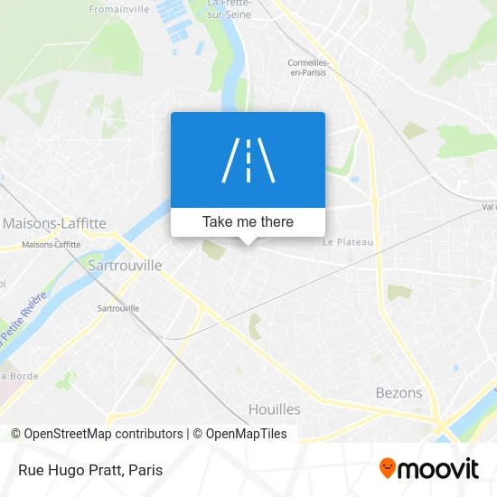 Rue Hugo Pratt map