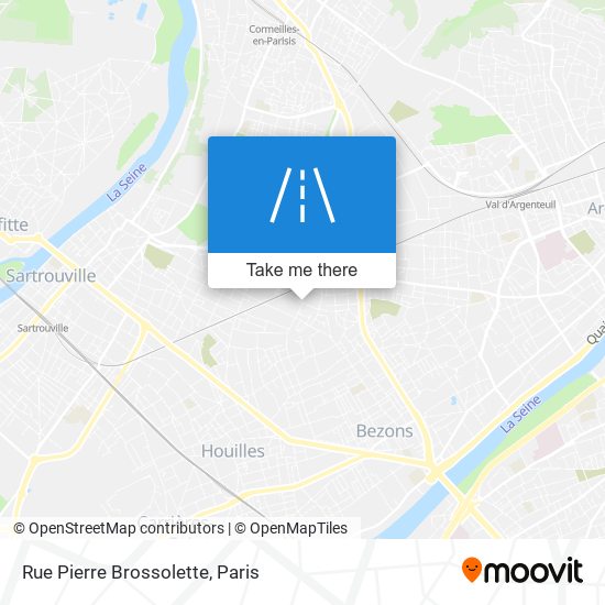 Mapa Rue Pierre Brossolette